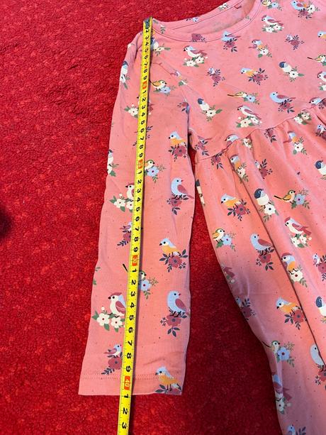 Tchibo saty s vtacikmi 110/116, tcm,116