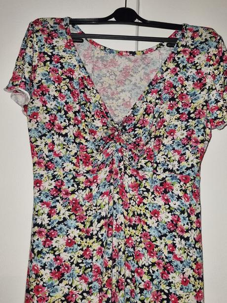 Šaty kvetované top stav, s