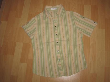 Zelená košielka kr. rukáv, l