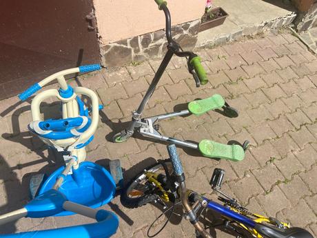 Bicykel 16 ,18 kolobežka a odrážadlo, alpina,16