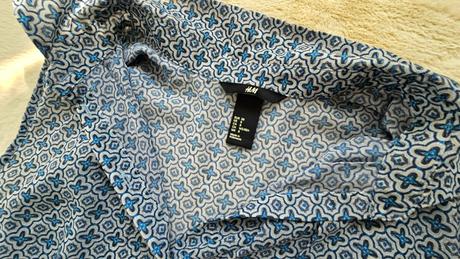 H&m ľahká letná modrá blúzka bez rukávov, veľ. 38, h&m,38