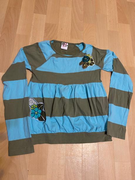 Pulover šedomodrý, roxy,134