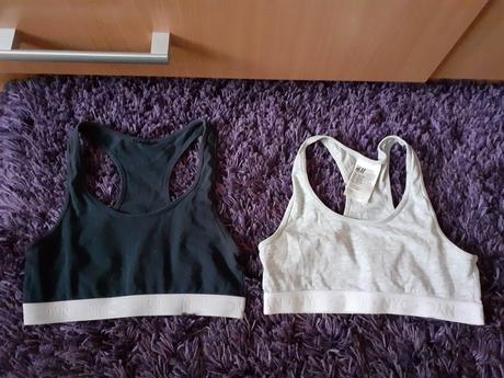 Sada 2 ks podprseniek veľ. 146/152, h&m,146