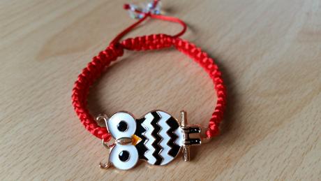 Náramok so sovičkou,