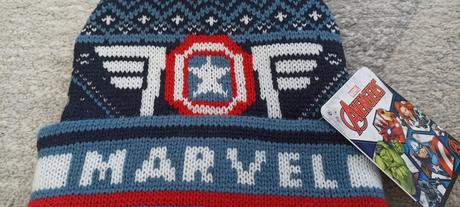 Teplá čiapka marvel - kapitán amerika, marvel,80 - 116