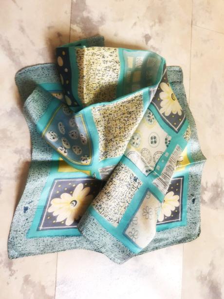 Hodvábna šatka na krk, l