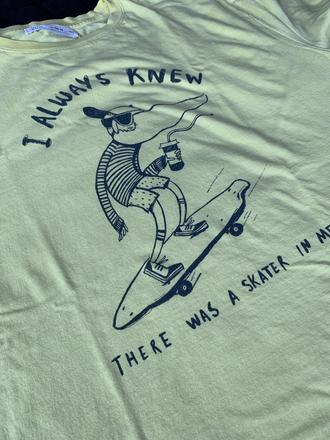 Tricko skater, zara,158