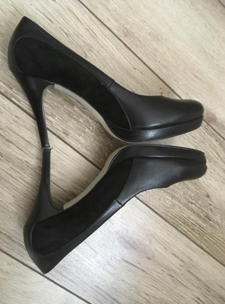 Kožené čierne lodičky hujo, 38