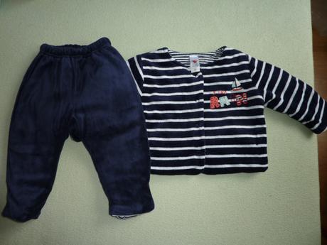 Nádherná velúrová súprava baby club 3 v 1, 68