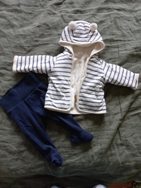 Zimny komplet -mikina+poldupacky, h&m,62