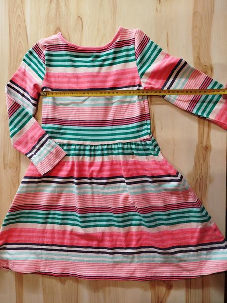 Prúžkované šaty, h&m,122