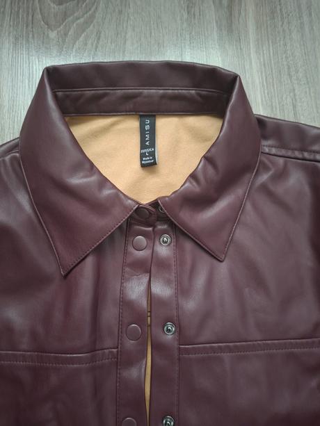 Koženkový blejzer, amisu,l