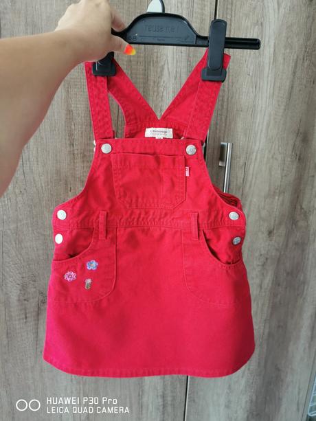 Dievčenská rifľová suknička, h&m,98