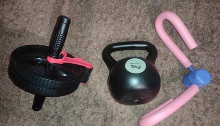 Príslušenstvo na cvičenie,ketleball ,koleso, 