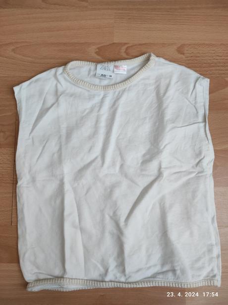 Tričko krátky rukáv pre dievčatko 92, zara,92