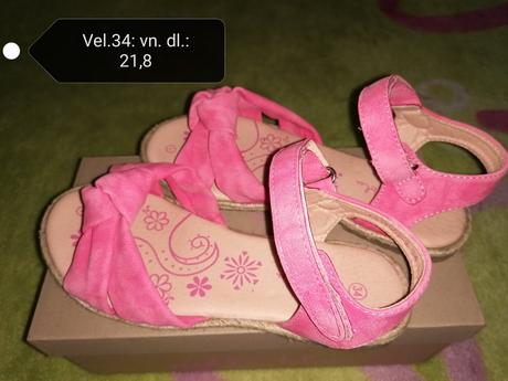 Dievčenské sandálky 34, nelli blu,34