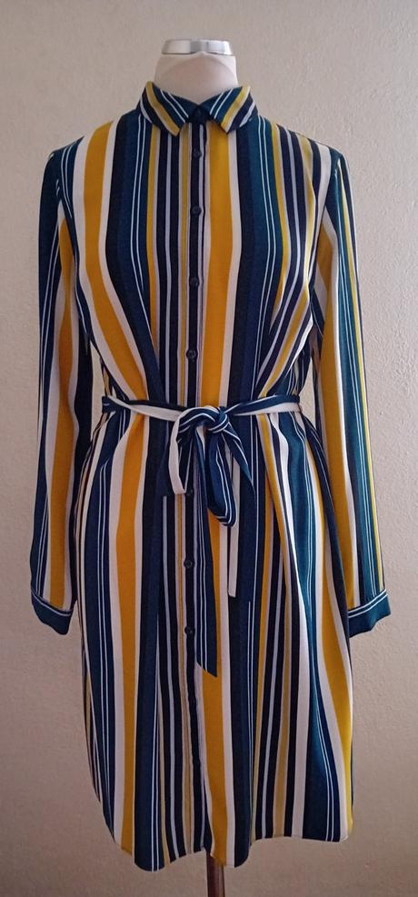 Košeľové šaty, papaya,42