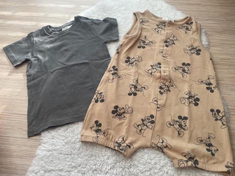 Mickeymouse letny overal h&m, h&m,104