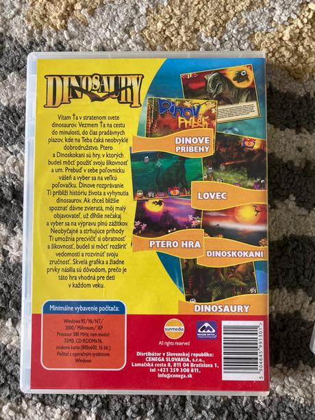 Pc cd-rom mayská civilizácia a dinosaury, 