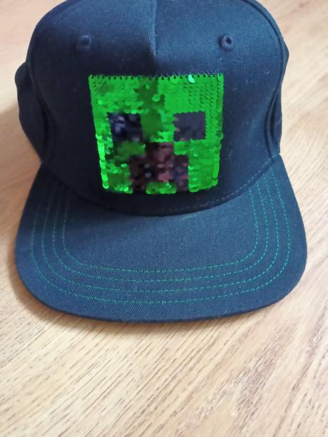Šiltovka s flitrami - minecraft , veľ. 7-10 rokov, primark