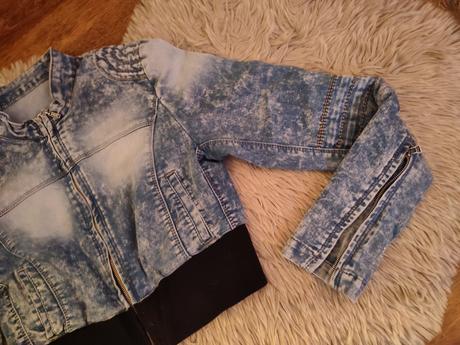 Riflová krátka bundička, xs