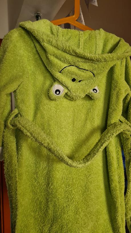 Bavlnený župan žaba, 110