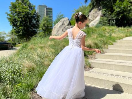 Dievčenské šaty biele na svadbu, alebo na 1. sv. p, 134