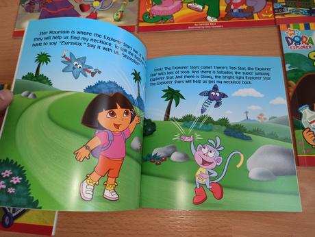Dora the explorer 20 x zositkova kniha,