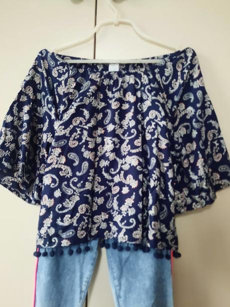 Široká blúzka tunika, lindex,134