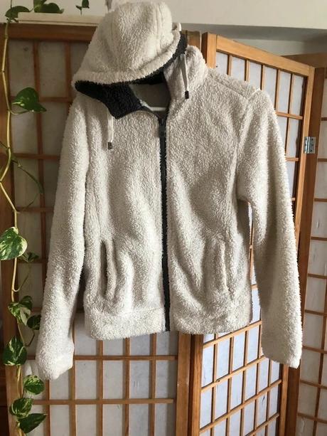 Biela flísová mikina/ mikina ovečková/ zimná mikin, crivit,xs