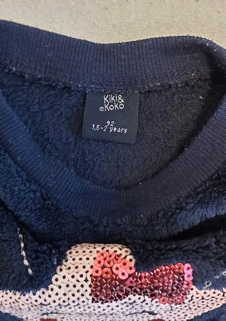 Mikina tmavomodrá s hviezdou 92, kiki&koko,92