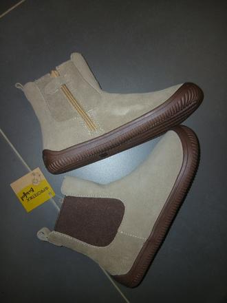 Jarné kotničky celokožené barefoot, protetika,33