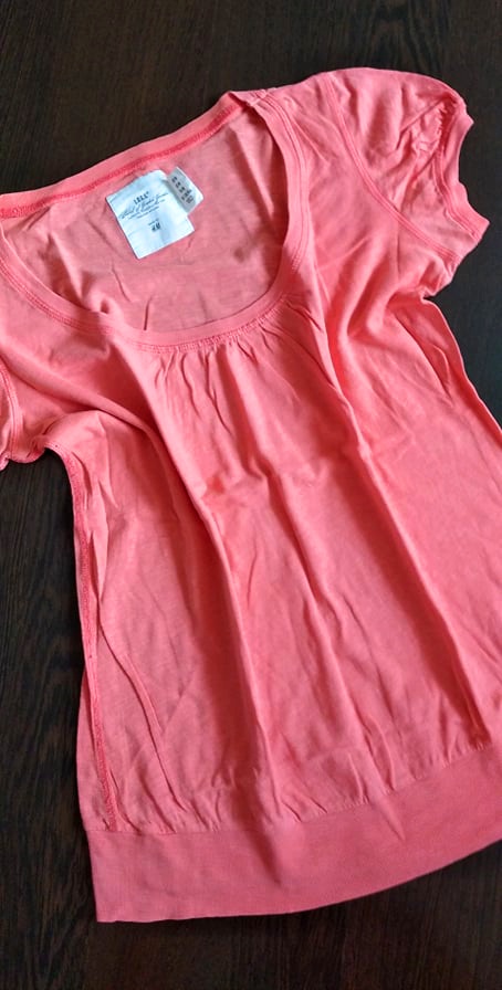 Jednoduché bavlnené tričko - veľ. m, h&m,m