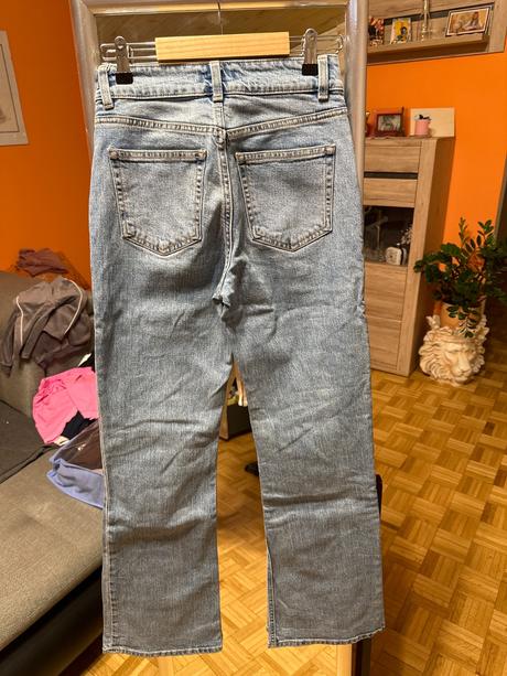 Modré rifle, h&m,34