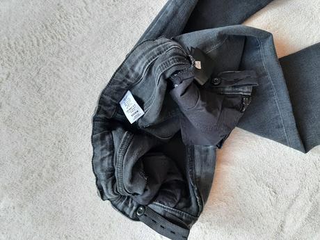 Slim rifle vysoký pás, h&m,146