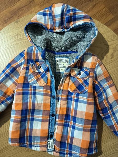 Karovaná prechodná bunda m&s, marks & spencer,98