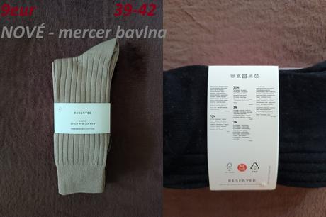 Ponožky dlhé z mercerovanej bavlny 1, reserved,39 / 42