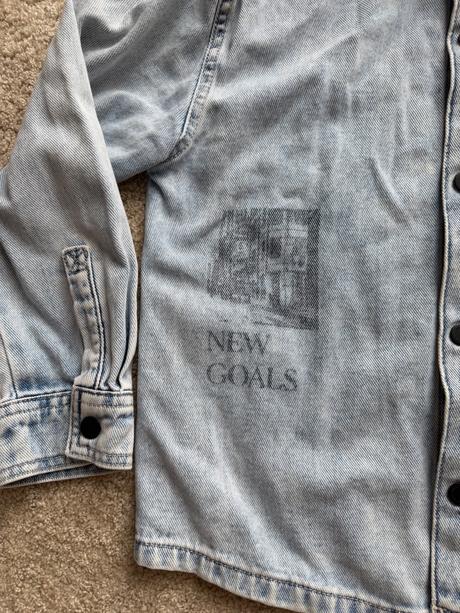 Detská denimová košeľa zara, zara,140