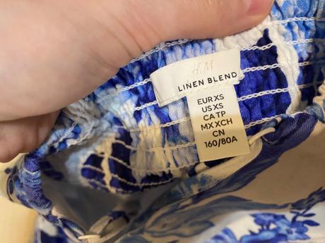 Ľanové šaty h&m, h&m,xs