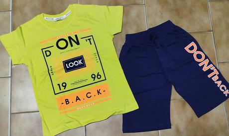 Súprava tričko s kraťasmi, 122 - 164