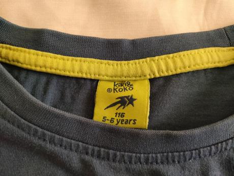 Chlapčenské tričko s dlhým rukávom "c", kiki&koko,116