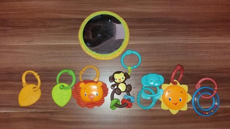 Hracia deka bright starts 5 in 1 safari, 