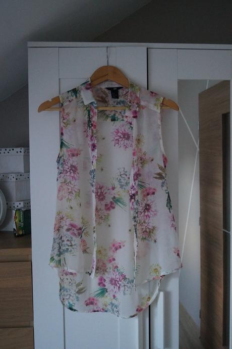 Letná blúzka kvetinová, h&m,34