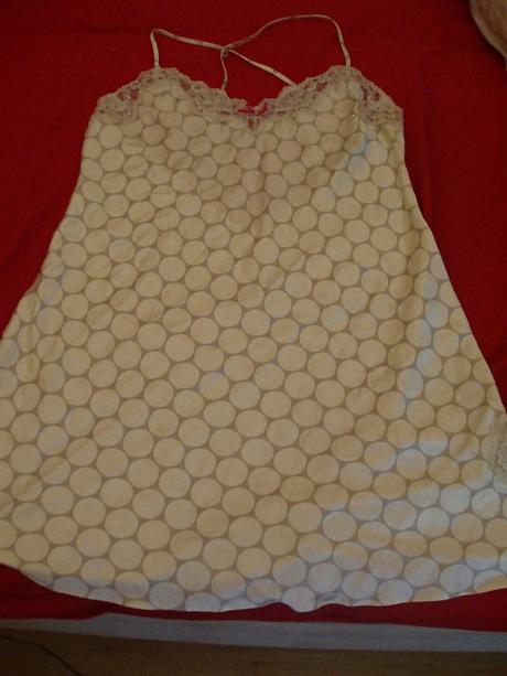 Krasna satenova nocna kosela, marks & spencer,44