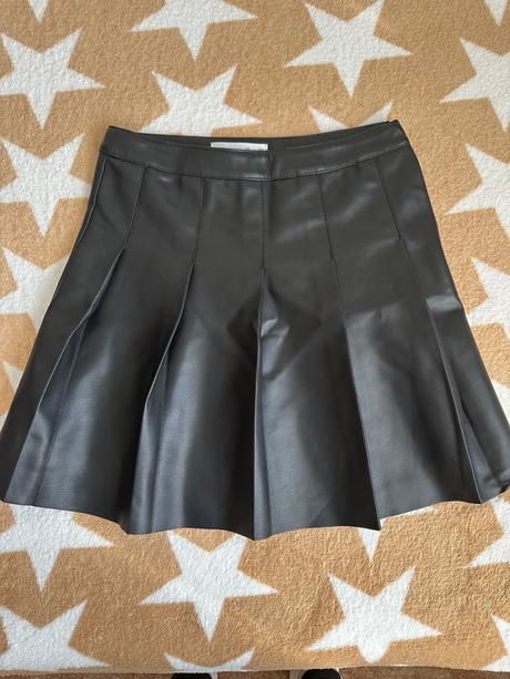 Koženková sukňa, zara,140
