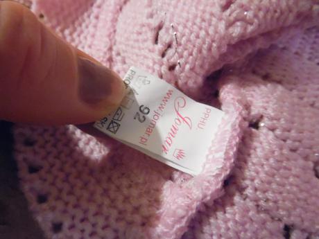 Ružové pletené bolerko, 92