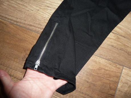 Čierne capri nohavice, h&m,170