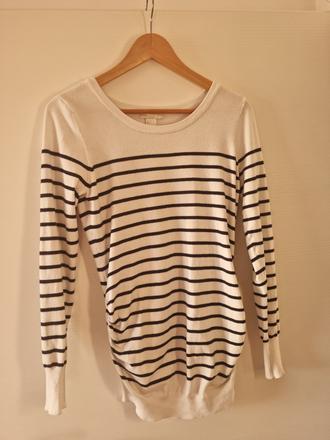 Pulóver tehotenský, h&m,l