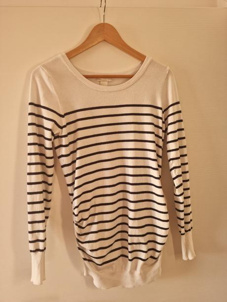 Pulóver tehotenský, h&m,l