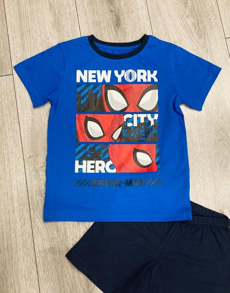 2x pyžamo spiderman veľ. 128, c&a,128